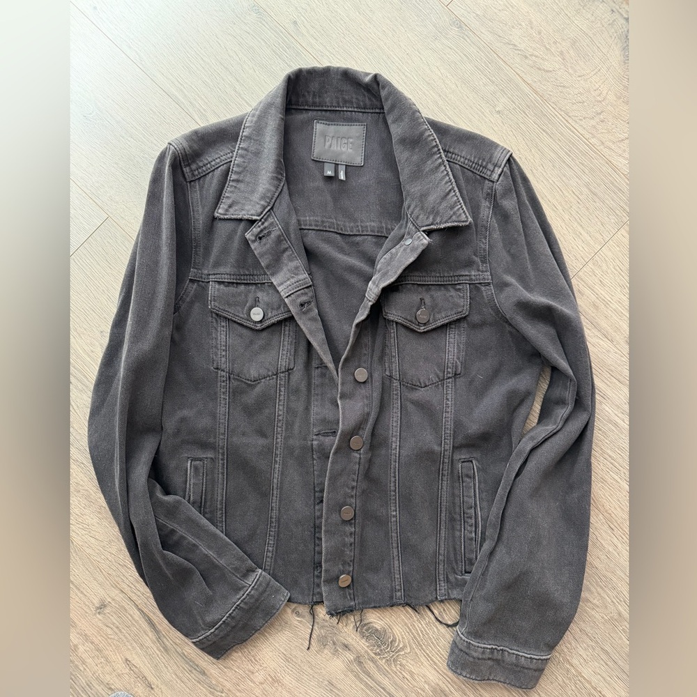 PAIGE Denim Jacket- Raw Hem